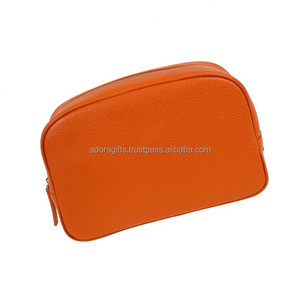 Genuine Leather Travel Large Cosmetic <b>Bag</b> at Market Best Price - Product Image 1