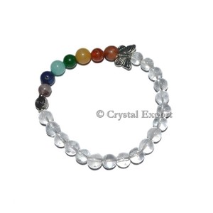 Crystal Quartz Chakra Power <b>Bracelets</b> - Product Image 1