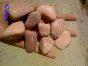 Pierre roulée en agate rouge polie à la machine MMArt, pierre naturelle, galets, roches avec garantie de plus de 5 ans pour la décoration moderne des hôtels et des maisons - Product Image 5