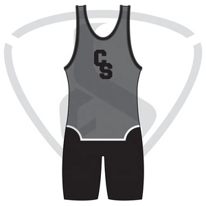 Customized Factory Wholesale <b>Weightlifting</b> Uniform High Quality Professional <b>Weightlifting</b> Uniforms Men's Wrestling <b>Singlets</b> - Product Image 2
