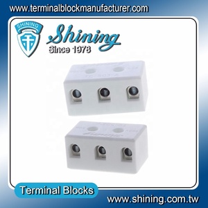TC-503-A 10mm 3-Pole High Temperature Ceramic <b>Terminal</b> Block - Product Image 3