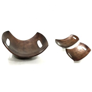 Venta caliente forma moderna y elegante que sirve bandeja de aluminio decorativa para decoración de mesa de comedor de boda con logotipo personalizado - Product Image 2