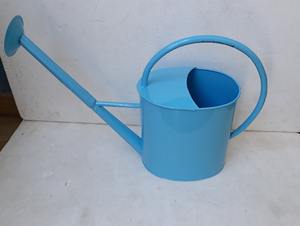 บัวรดน้ำในสวน,กระป๋องรดน้ำโลหะทาสีฟ้าสำหรับพืชสีเขียวในร่มสวนกระป๋องบัวรดน้ำสีฟ้า - Product Image 4