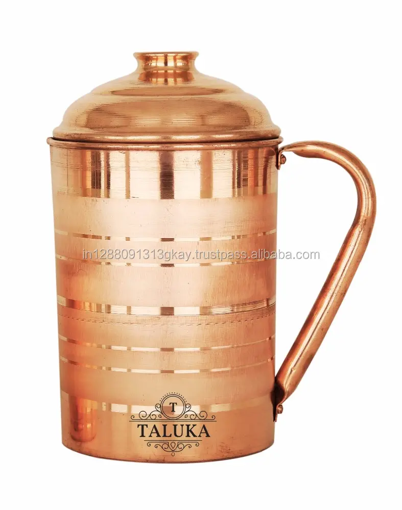 Best Selling Jug Water Copper Drinking Water 50 OZ Silver Touch Luxury