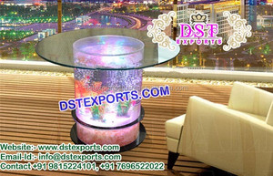 โต๊ะตัวอักษรไฟเบอร์น้ำหนักเบาทันสมัยแบบกำหนดเองพร้อมท็อปอะคริลิคสำหรับตกแต่งงานวันเกิด ตกแต่งงานด้วยตัวอักษรเดียว - Product Image 5