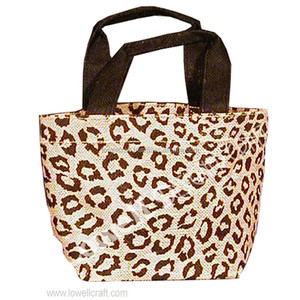 Bolsa de Compras Mediana Lowellcraft con Estampado de Jirafa, Material No Tejido, Asa Superior y Asa Larga para Llevar al Hombro - Product Image 2