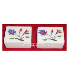 Cajas Decorativas Hechas a Mano con Incrustaciones de Mármol para Decoración del Hogar y Joyeros con Decoración del Hogar - Product Image 1
