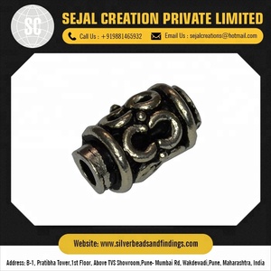 Direct India High Quality 925 Sterling Silver Beads Handmade <b>Jewelry</b> Making Gold Filled Flower Patterns High Quality <b>Findings</b> - Product Image 4