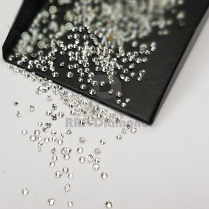 0.7ถึง1.2มม. ลบ2สี GHI VVS PURITY HPHT Lab สร้างเพชรขัดเงาระยะประชิดเพชรสังเคราะห์สีขาวตัดเพชร - Product Image 2