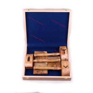 De madera de Acacia mazos con caja de madera - Product Image 5