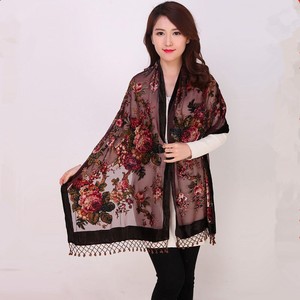 กำมะหยี่ผ้าคลุมไหล่สำหรับผู้หญิงออกแบบที่กำหนดเองม - Product Image 4