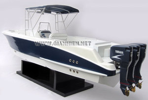 WELLCRAFT SCARAB Modèle de bateau en bois Nouveauté Artisanat Cadeau - Product Image 4