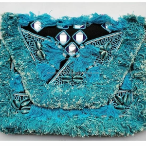 Bolso de Mano Tipo Clutch Estilo Bohemio, Étnico Indio, con Borlas, Material de Lona Resistente, Personalizable, Venta al Por Mayor, Nuevo 2018 - Product Image 1
