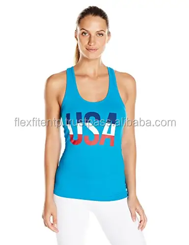 High Quality Custom Logo Tank Top For Women Custom Breathable Plain Blank Gym Fitness Tank Top