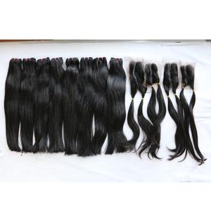 Extensions de cheveux humains michair 100% vietnamiens soyeux droite en gros prix usine meilleur vendeur - Product Image 3