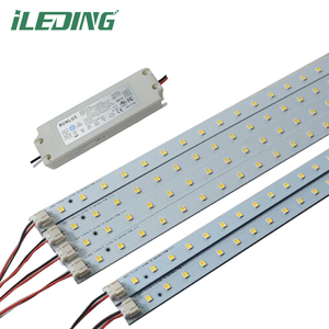 32W DLC Ánh Sáng Trần 2 <span class=keywords><strong>Magnetic</strong></span> Núi <span class=keywords><strong>LED</strong></span> Strip Ánh Sáng Và 1 Từ Tính Gắn Kết Điều Khiển 2 "X 4 'Troffer Trang Bị Thêm Bộ - Product Image 1