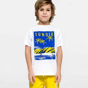 T-shirt unisexe pour enfants, imprimé sur mesure, avec votre propre marque, chemises en gros de fabricants professionnels du Bangladesh, chemises pour garçons - Product Image 4