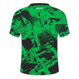 Vêtements de sport impression numérique conçu sur mesure emballage manches courtes Rashguard MMA BJJ marron imprimé unisexe évacuation de l'humidité respirant - Product Image 3