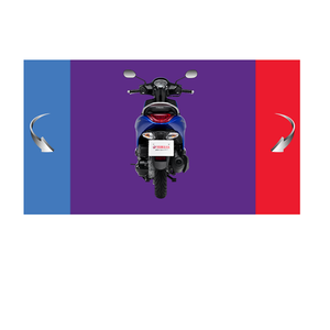 BEST PRICE ! High quality gas <b>scooter</b> 125cc motorcycle (Janusv Standard _ Blue/ White) model number: YSJ 125 - Product Image 1