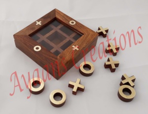 SHEESHAM WOODEN Tic Tac Toe [Modèle n ° AC 3498] pour usage agricole - Product Image 2