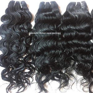 Proveedor indio al por mayor Virgen sin procesar Remy cutícula alineada cabello humano onda regular textura suave brillante máquina doble trama - Product Image 5