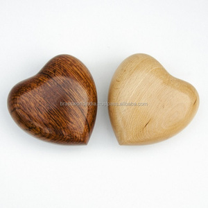 Brassworld-urna de madera en forma de corazón, alta calidad, India - Product Image 4