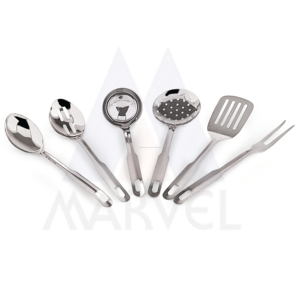 Eco Friendly Stainless Steel Pipe <b>Handle</b> Kitchen Utensil Tools for Home Restaurant Hotel - Product Image 2