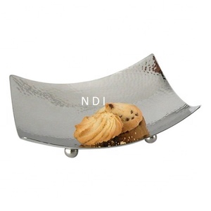 Modern Design Hot Sale Best Quality Round Fruit <b>Salad</b> <b>Server</b> <b>Bowl</b> Nickle Plated Finishing Dry Fruit Serving <b>Bowl</b> - Product Image 4