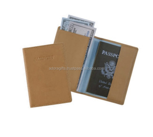 Organisateur de passeport en cuir, porte-documents, couverture pour papiers d'identification, portefeuilles de passeport à la mode pour femmes - Product Image 1