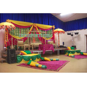 Mehandi เวทีจัดงานแต่งงานในเอเชีย Mehandi เวทีแต่งงานแบบดั้งเดิมของ Mehandi - Product Image 1