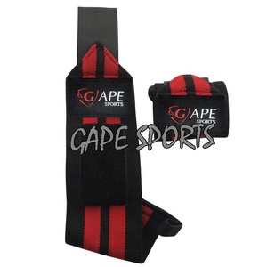 Custom Logo Heavy Duty Wrist <b>Support</b> Wraps for Workout Fitness Gym Power Lifting for CrossFit Wrist Wraps - Product Image 2