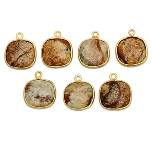 Elegante Colgante Ovalado de Piedra Preciosa Jaspe en Plata de Ley 925 para Fiestas, Joyería Fina Unisex - Product Image 4