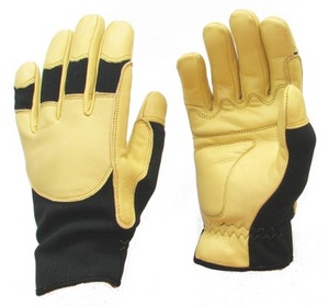 Gants d'équitation d'hiver personnalisables en cuir véritable pour hommes en différentes tailles et couleurs - Product Image 1