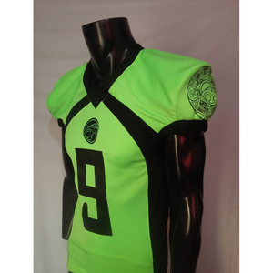 Uniformes de football pour hommes adultes en polyester/spandex, tissu sergé respirant, antibactérien, grande taille, avec service OEM personnalisé - Product Image 6