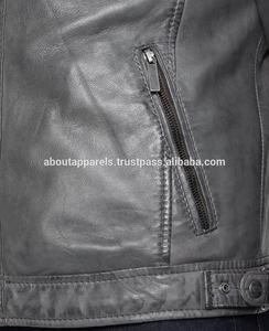 New Arrival Cheap Stylish High Quality Napa <b>Sheep</b>/Lamb Leather Fashion <b>Jacket</b> for Men - Product Image 5