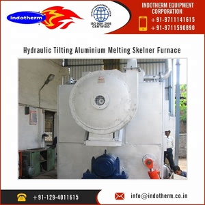 Motor inclinable hidráulico Indotherm de precio competitivo, horno de aluminio de 4 toneladas y 5 toneladas con nuevo PLC de rodamiento de bomba para uso industrial - Product Image 5