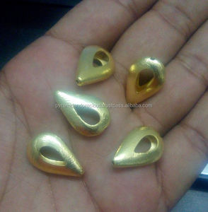 En forma de gota de oro del grano plateado-15x20mm tamaño del grano de oro-de oro para la fabricación de la joyería - Product Image 3