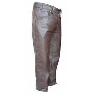Los hombres pantalón de cuero negro Nuevo genuino ovejas cuero de Napa pent - Product Image 5