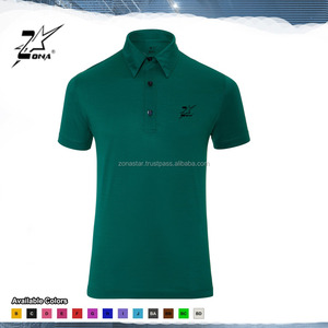 Polos de manga corta para hombre al por mayor 80% Algodón 20% poliéster Slim Fit estampado patrón teñido diseño de gran tamaño - Product Image 3