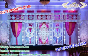 Real oro rojo Combo boda escenario decoración de última tendencia bodas etapas decoraciones - Product Image 2