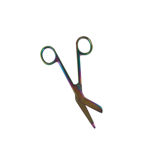 Tijeras de vendaje de Color arcoíris de Plasma quirúrgico de acero inoxidable alemán Ultimate Lister pinzas manuales 3,5 '4,5 ''certificado CE - Product Image 1