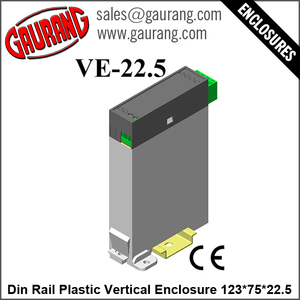 Matière plastique 123*75*22.5mm Rail Din Boîtier vertical disponible au prix de gros - Product Image 2