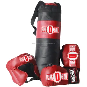 Enfants Boxe Ensemble comprenant gants de boxe sac de boxe protège-tête d'entraînement junior kit de boxe - Product Image 1