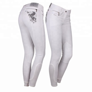 Vêtements équestres pour hommes de haute qualité Culotte de genou en silicone durable avec Jodhpur pour l'équitation - Product Image 1
