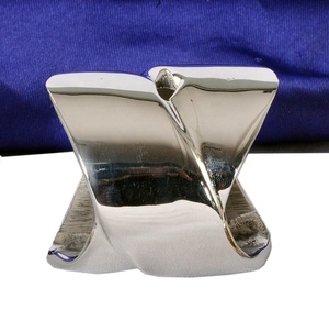 Anneau de serviette en acier inoxydable, anneau de serviette en NICKEL - Product Image 2