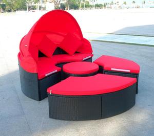 Conjunto de Muebles de Jardín de Ratán Sintético Moderno 2023 para Sala de Estar, Tumbona de 180 cm con Recubrimiento en Polvo, Precio Razonable, Origen Vietnam, Uso en Exteriores - Product Image 3