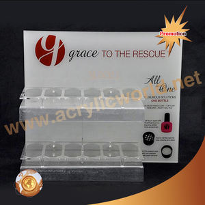 Soporte de exhibición de perfume de maquillaje acrílico personalizado, expositor de cosméticos - Product Image 1