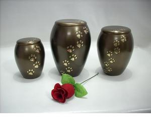 Urne en laiton de forme personnalisée de l'Inde Urne moderne de crémation en métal de bonne qualité faite à la main pour les cendres - Product Image 3