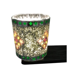 Bougie votive en céramique faite à la main d'Alsa International Qualité supérieure pour la décoration de la maison Prix de gros - Product Image 1