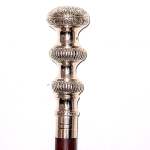 Wooden <b>Walking</b> <b>Stick</b> with Brass Knobe Handle/ Wooden <b>Walking</b> Cane with Brass Knobe Metal Handle - Product Image 1